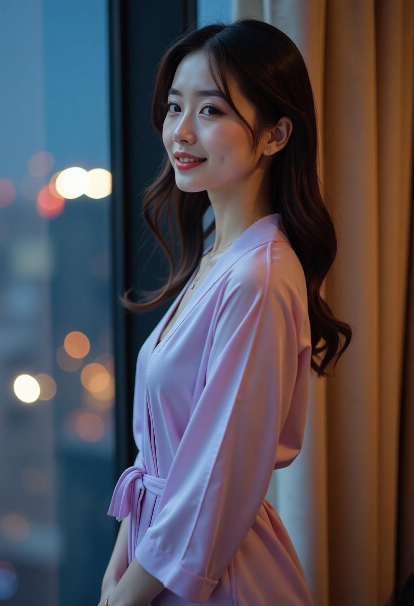 男女主角在照相馆交谈
